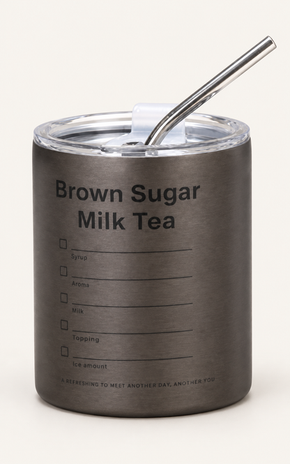 Mug Isotherme avec Paille en Inox – 600 ml
